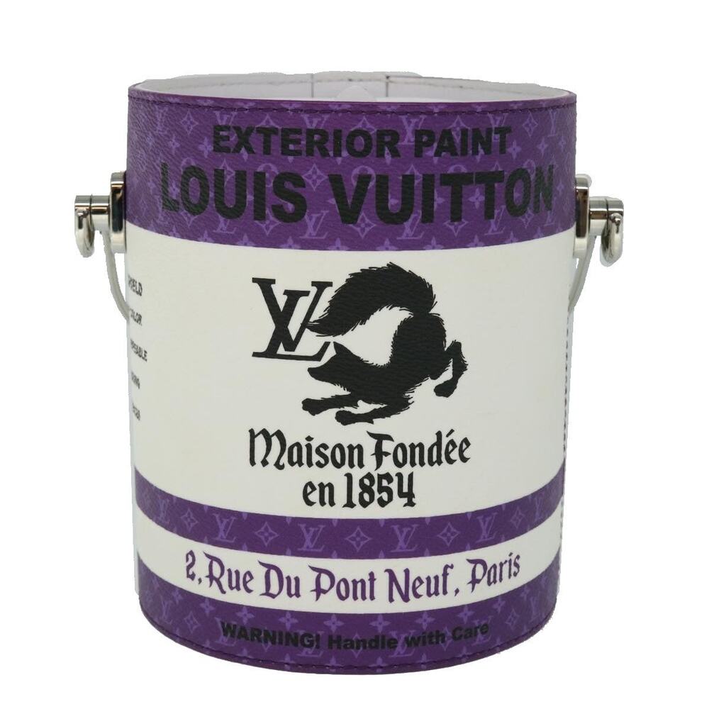 Louis Vuitton Shoulder Bag Purple Leather